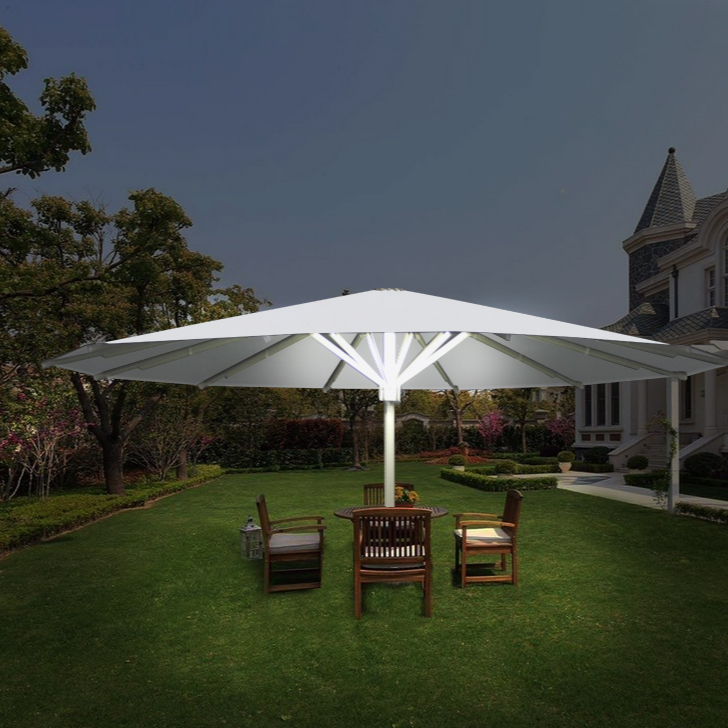 Parasol Umbrella Large - Зонт-парасоль для улицы 7M с LED-подсветкой