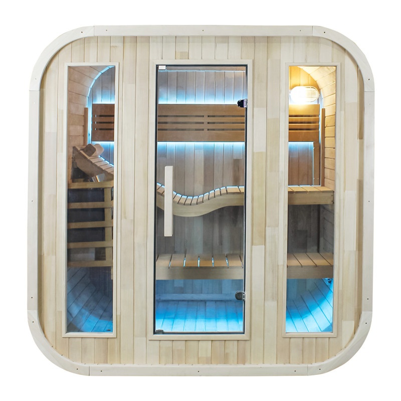 Outdoor Furniture Wooden - Уличная сауна: современная дизайнерская кабина-сауна, уличная
