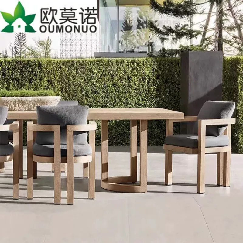 Outdoor Furniture Teak Wood - Садовый обеденный набор из тикового дерева