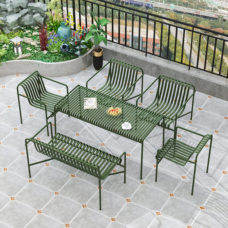 Outdoor Furniture Cost - Лидер продаж, уличный металлический стол и