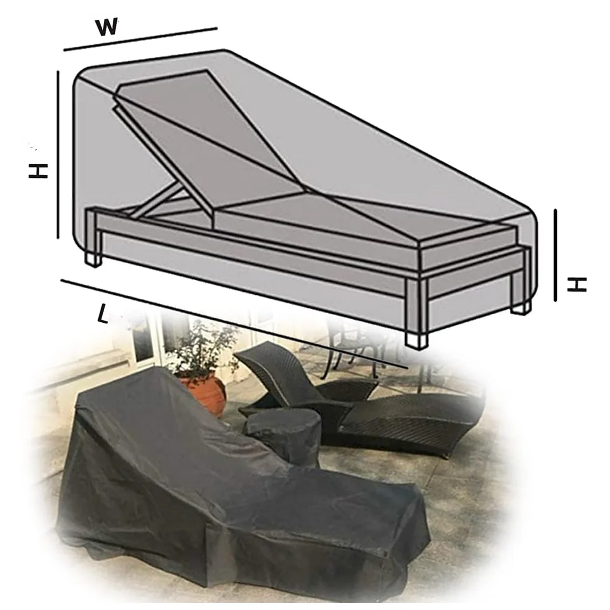 Чехол для шезлонга из ткани Ок – обзор и цена Outdoor Furniture Lounge
