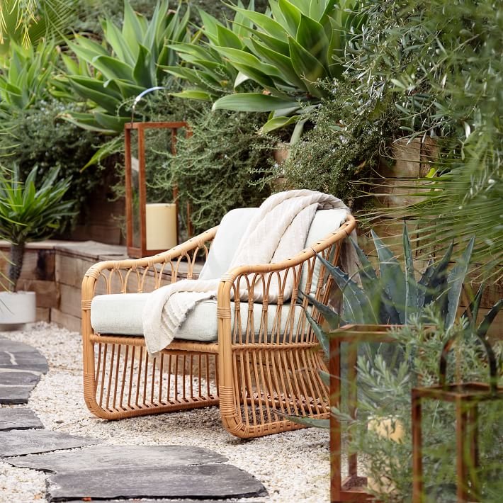 Кресло для отдыха из ротанга,  – обзор и цена Outdoor Furniture Lounge