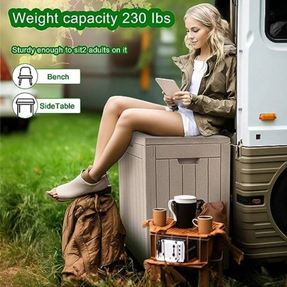 Запираемый ящик для хранения и – обзор и цена Outdoor Furniture With Storage For Cushions