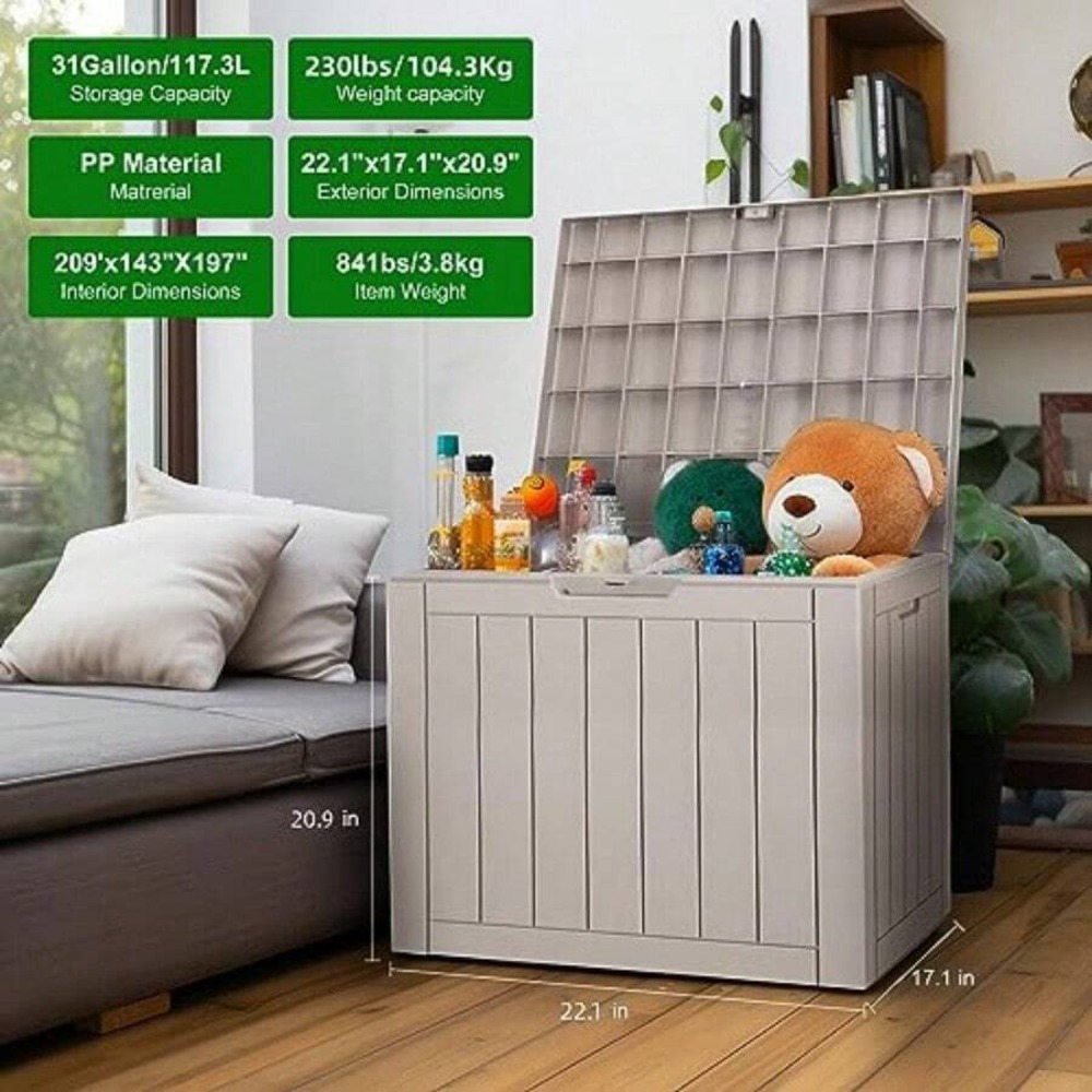 Запираемый ящик для хранения и – обзор и цена Outdoor Furniture With Storage For Cushions