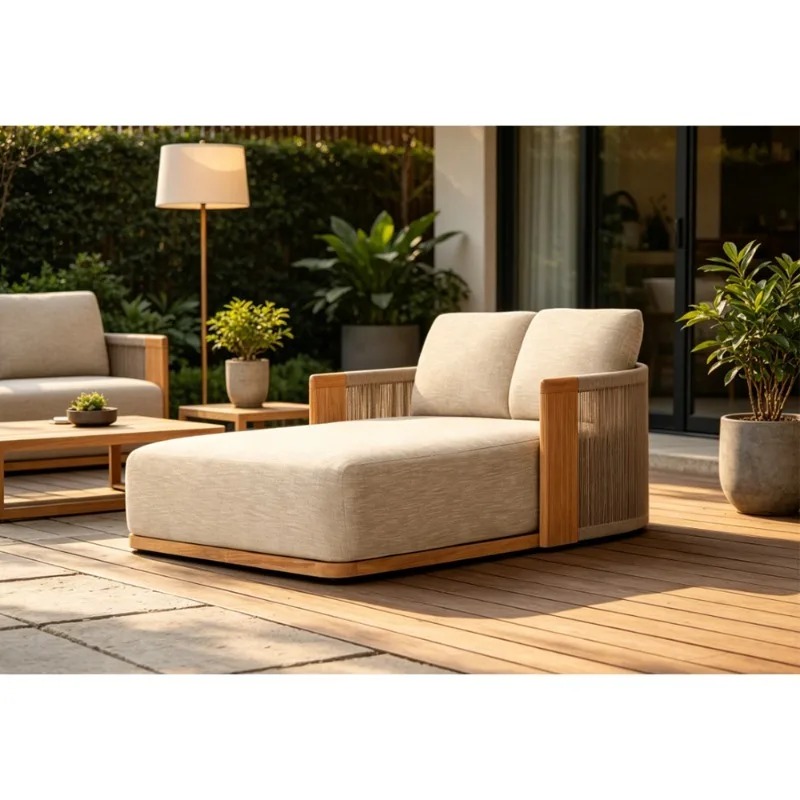 Уличная тиковая кушетка-шезлон – обзор и цена Outdoor Furniture Teak Wood