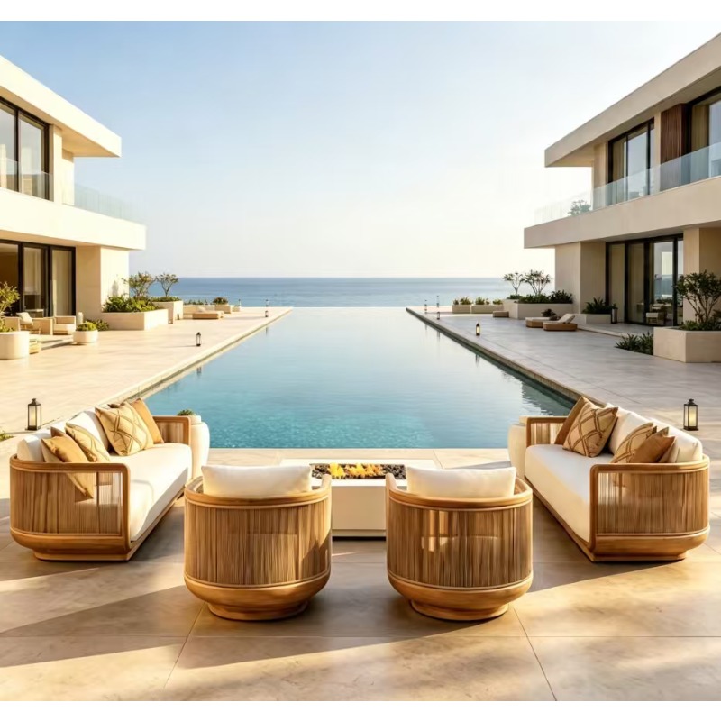 Уличная тиковая кушетка-шезлон – обзор и цена Outdoor Furniture Teak Wood
