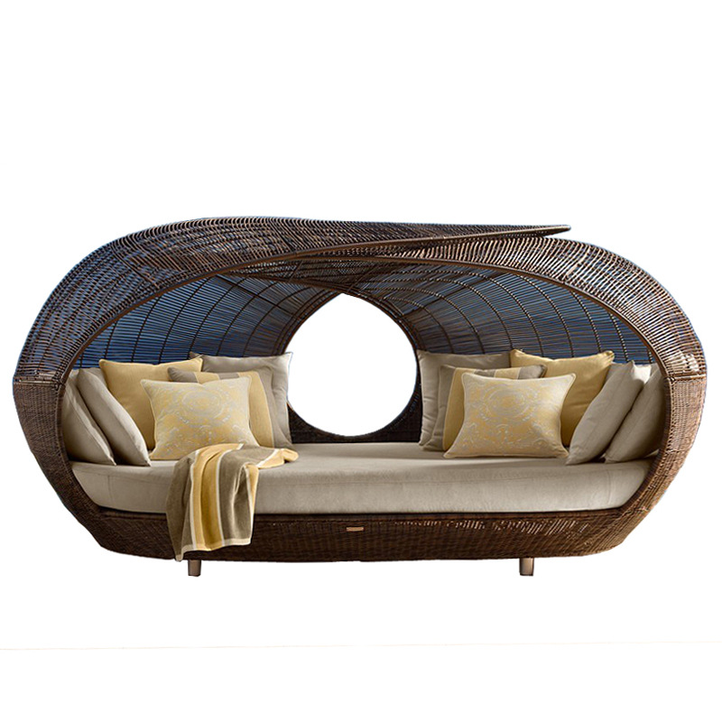 Плетеная полукруглая кушетка и – обзор и цена Outdoor Furniture For Sale