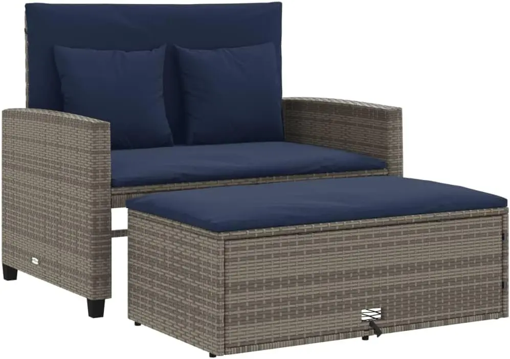 Серо-темно-синий садовый диван – обзор и цена Outdoor Furniture Grey