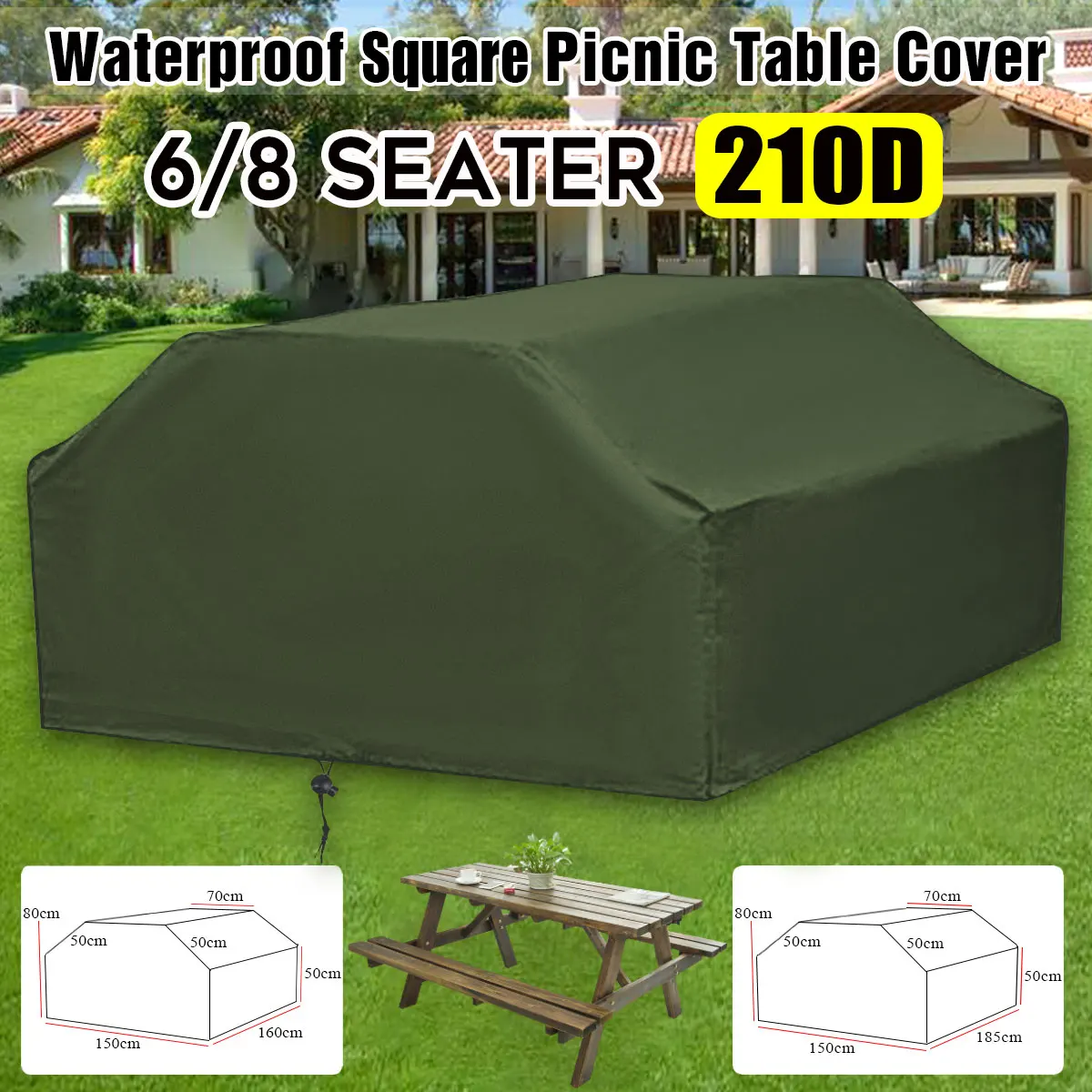 Чехол на стул для пикника 210D – обзор и цена Outdoor Furniture Grey