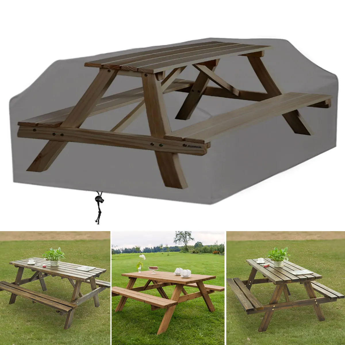 Чехол на стул для пикника 210D – обзор и цена Outdoor Furniture Grey