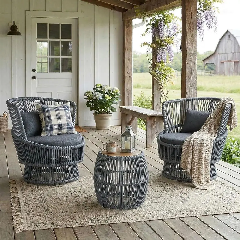 2-местный комплект уличной меб – обзор и цена Outdoor Furniture Grey