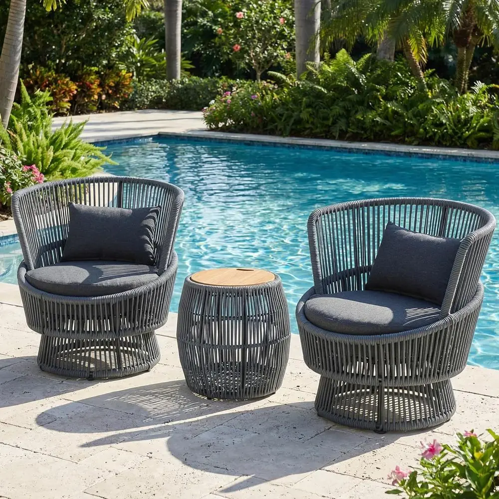 2-местный комплект уличной меб – обзор и цена Outdoor Furniture Grey