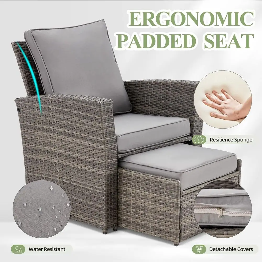 6-местный уличный секционный к – обзор и цена Outdoor Furniture Grey