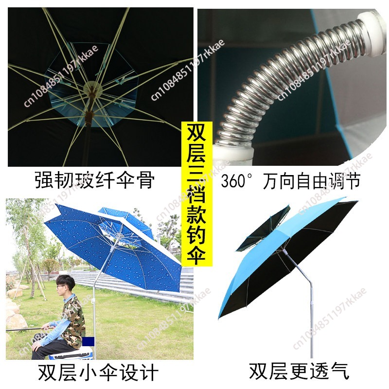 Пляжный зонт-парасоль для рыба – обзор и цена Parasol Umbrella Large