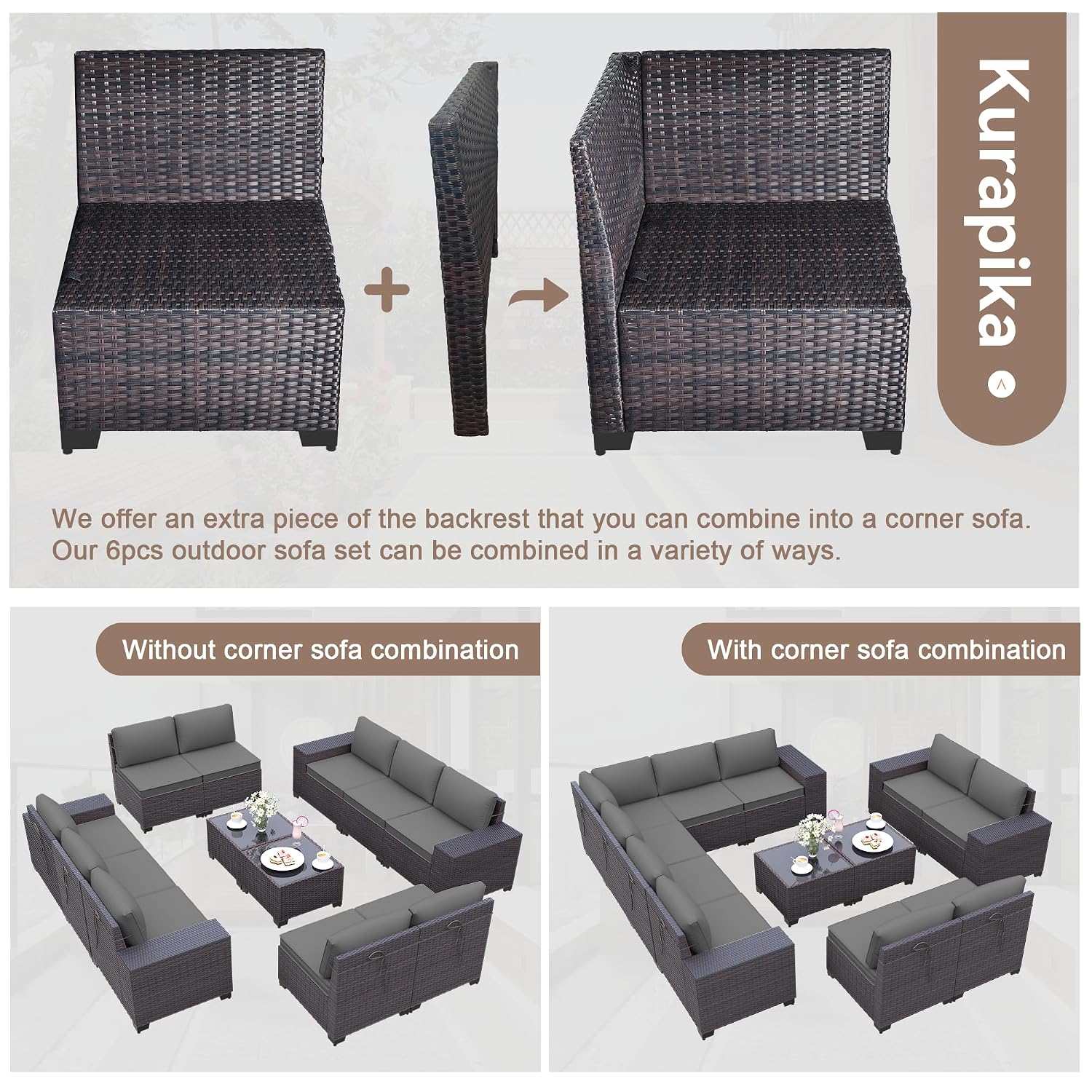 Плетеная мебель для патио из р – обзор и цена Outdoor Furniture Grey