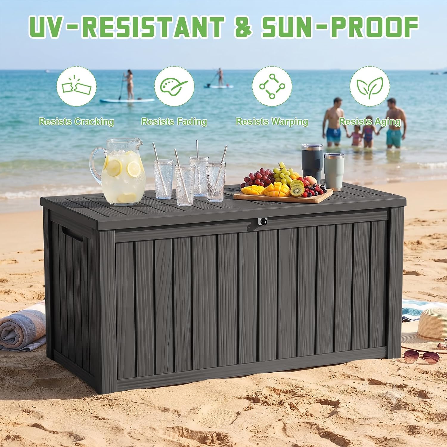 200-галлонный запираемый ящик  – обзор и цена Outdoor Furniture With Storage For Cushions