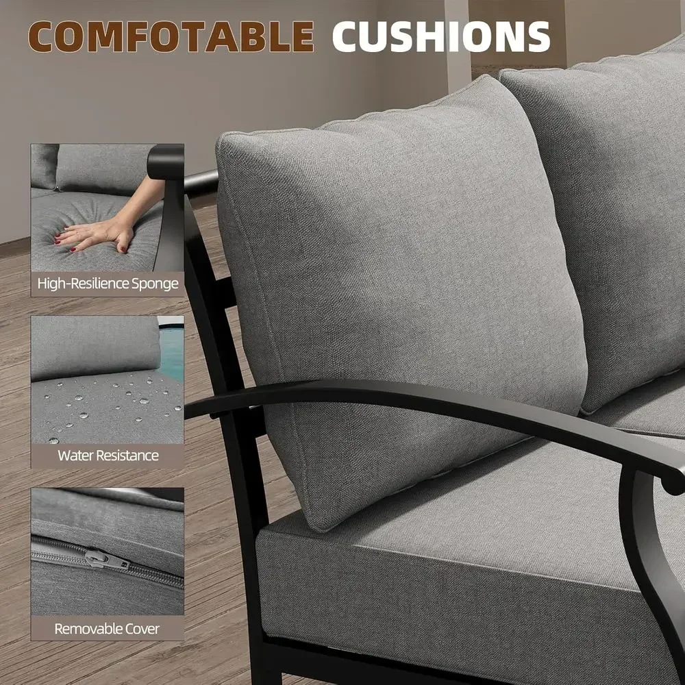 Серый металлический комплект с – обзор и цена Outdoor Furniture Grey