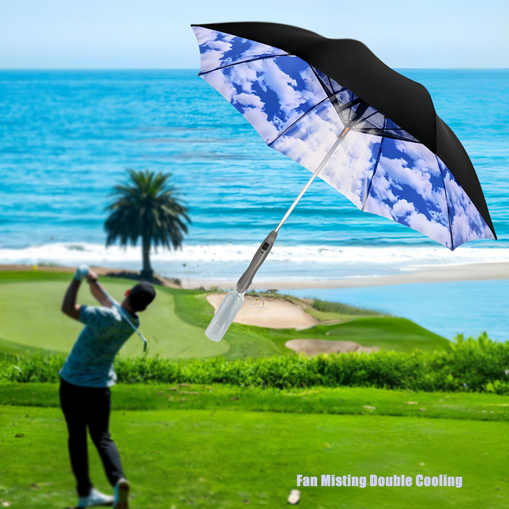 Зонт от солнца с встроенным ве – обзор и цена Parasol Umbrella Large