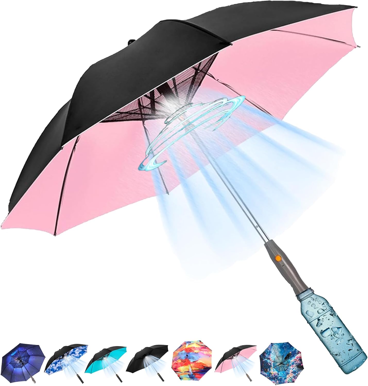 Зонт от солнца с встроенным ве – обзор и цена Parasol Umbrella Large