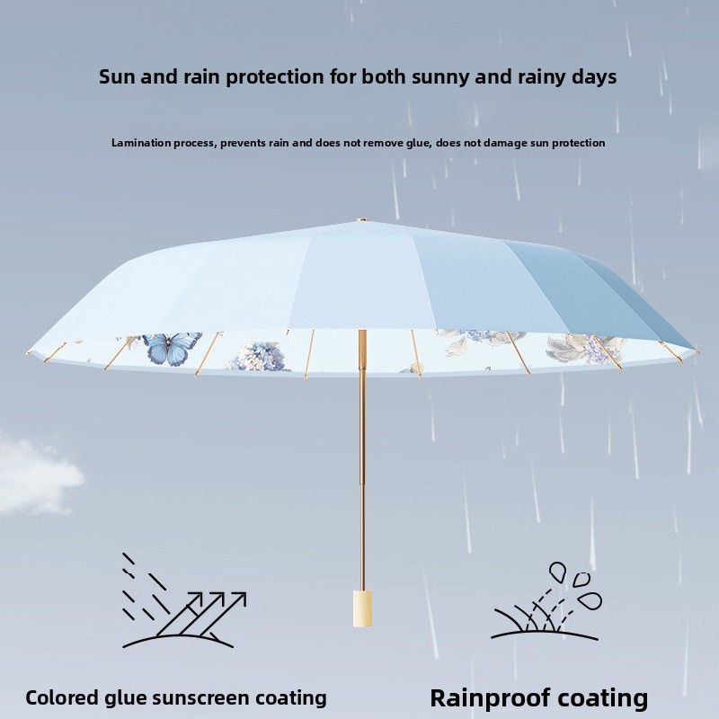 Винтажный 16-реберный зонт, бо – обзор и цена Parasol Umbrella Large