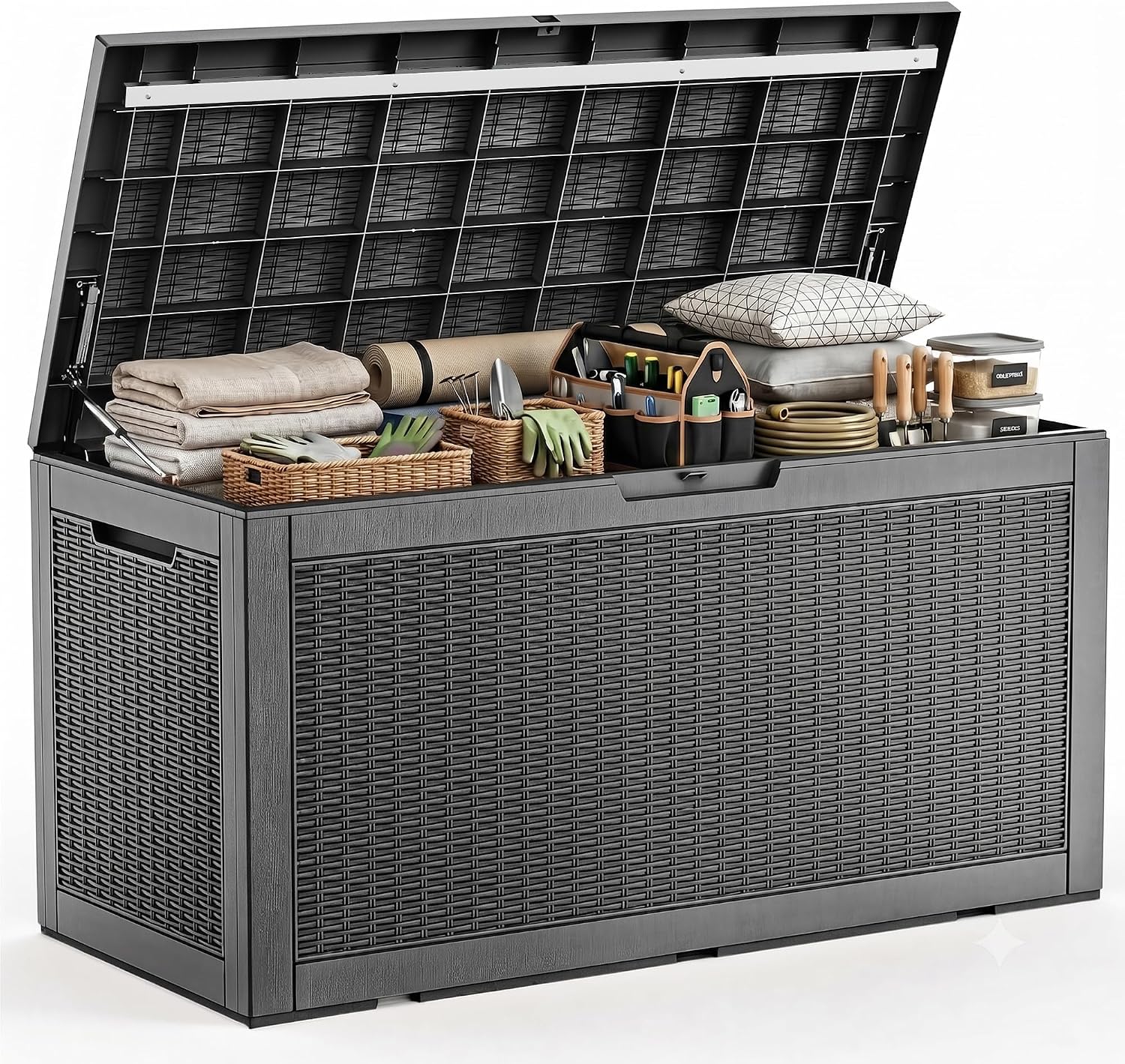 Большой уличный водонепроницае – обзор и цена Outdoor Furniture With Storage For Cushions