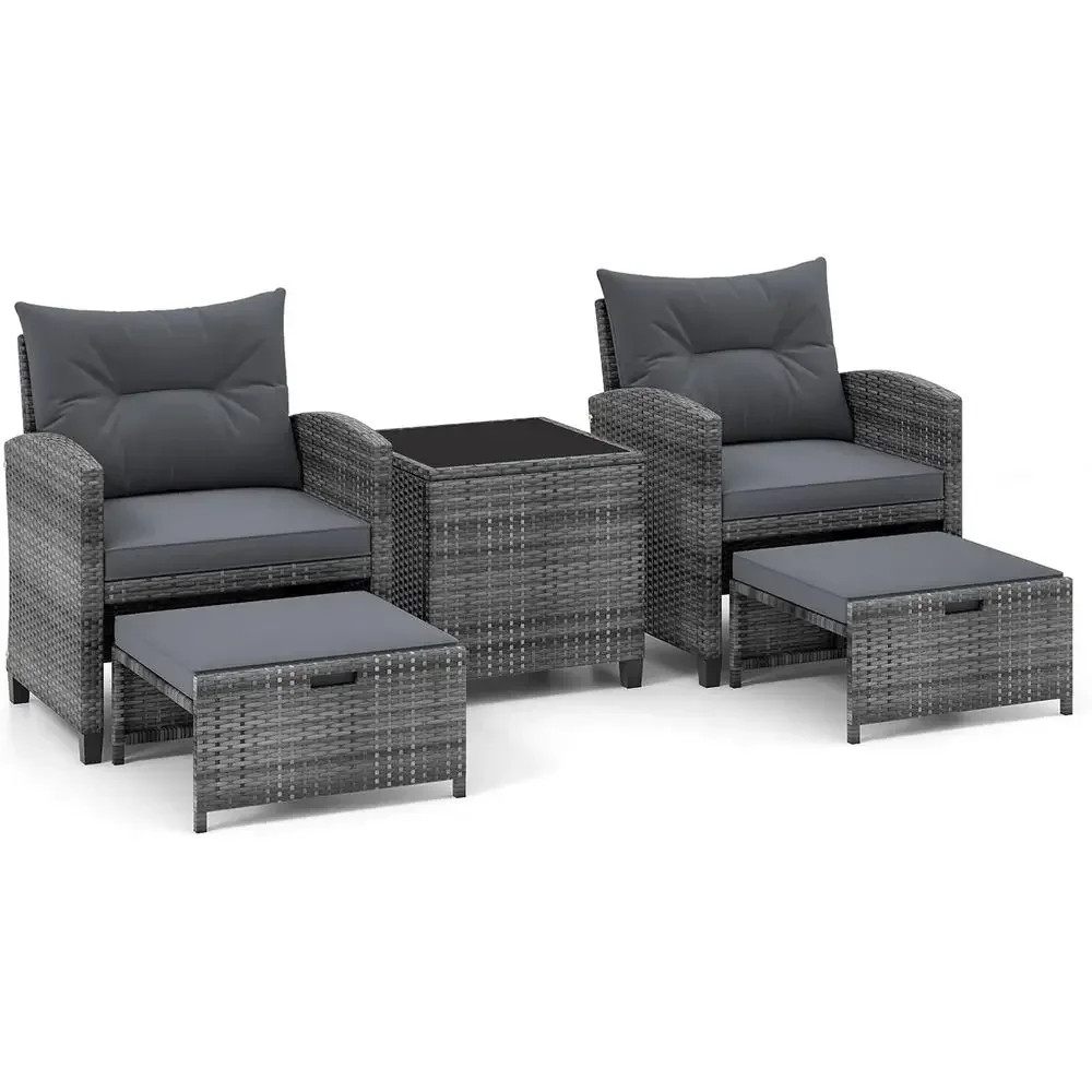 Комплект садовой плетеной мебе – обзор и цена Outdoor Furniture Grey