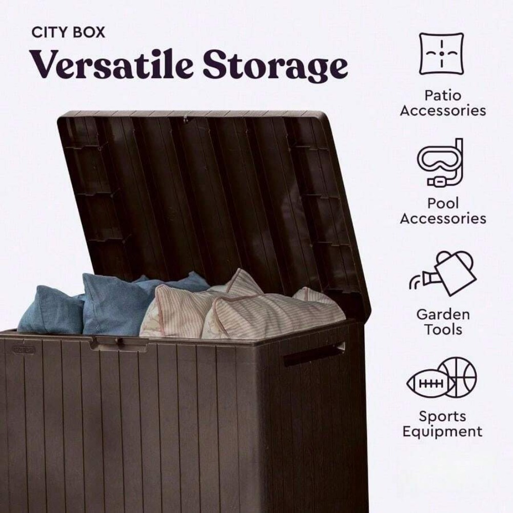 30-галлонный ящик для хранения – обзор и цена Outdoor Furniture With Storage For Cushions