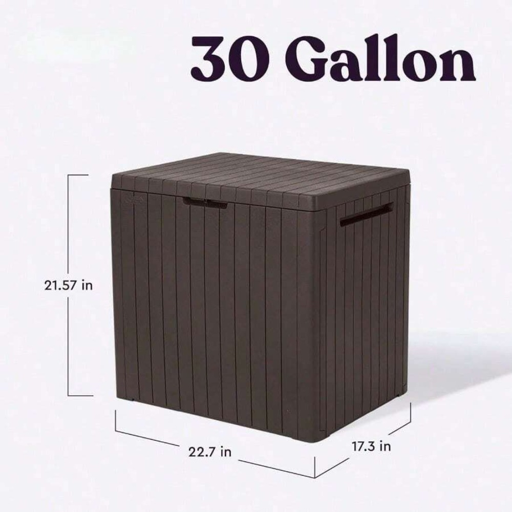 30-галлонный ящик для хранения – обзор и цена Outdoor Furniture With Storage For Cushions