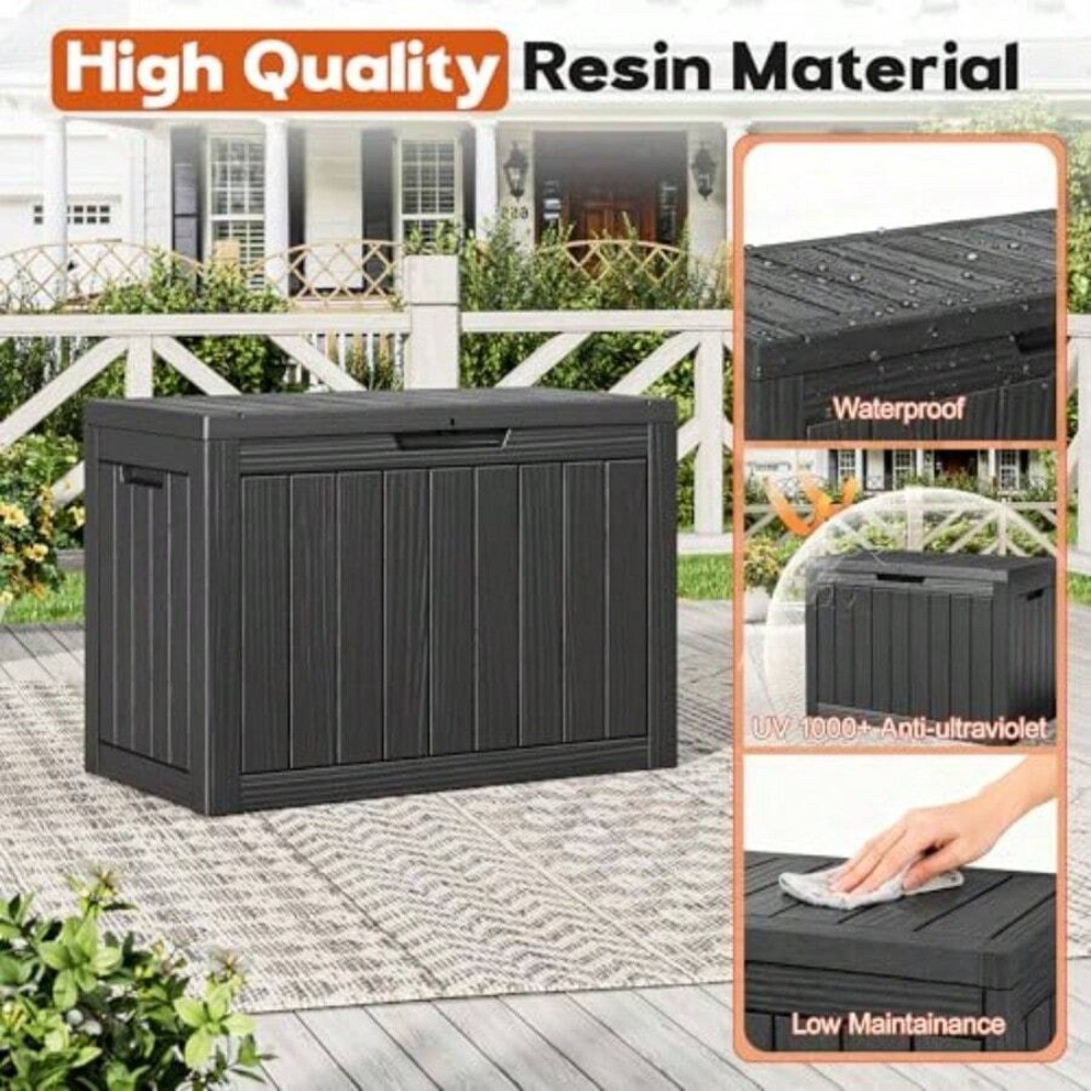 50-галлонный уличный ящик для  – обзор и цена Outdoor Furniture With Storage For Cushions