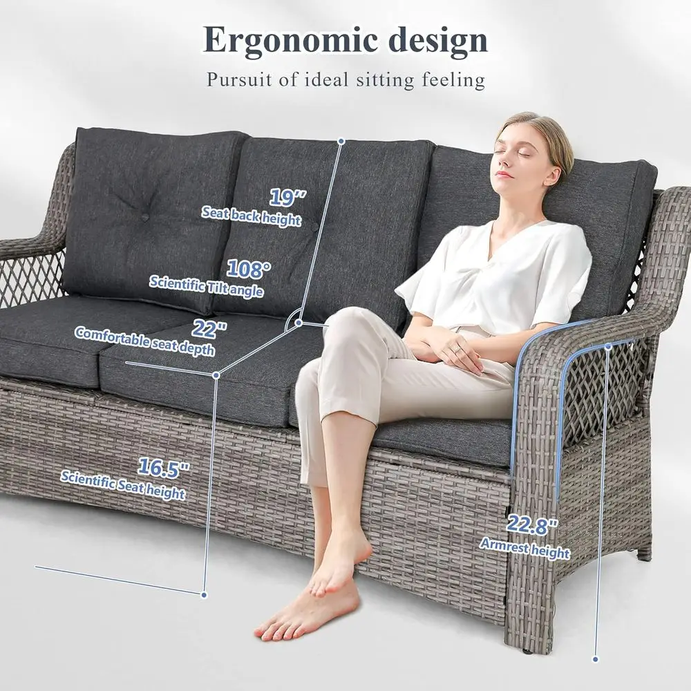 6-местный серый комплект садов – обзор и цена Outdoor Furniture Grey