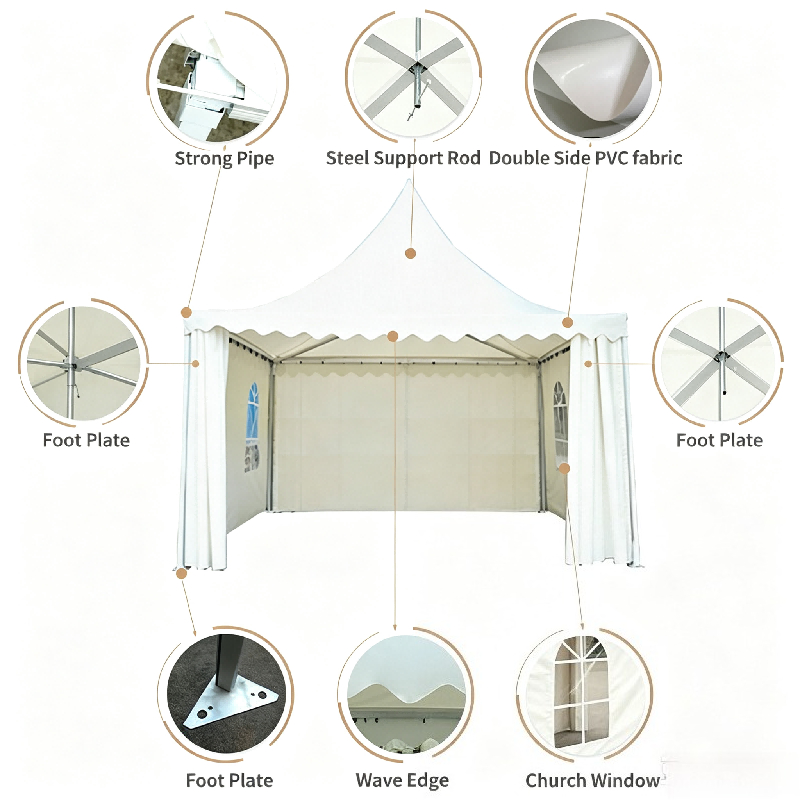 Настраиваемый белый шатер-паго – обзор и цена Outdoor Furniture Legs